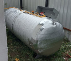 Монтаж газгольдера Спецгаз 1400 л в Калуге