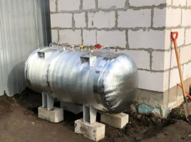 Наземный газгольдер 800 л с утеплением в Калуге