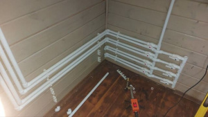 Монтаж газгольдера, котла Baxi и отопления в Калуге